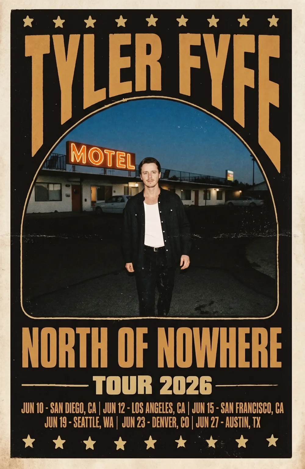 Tyler Fyfe tour poster