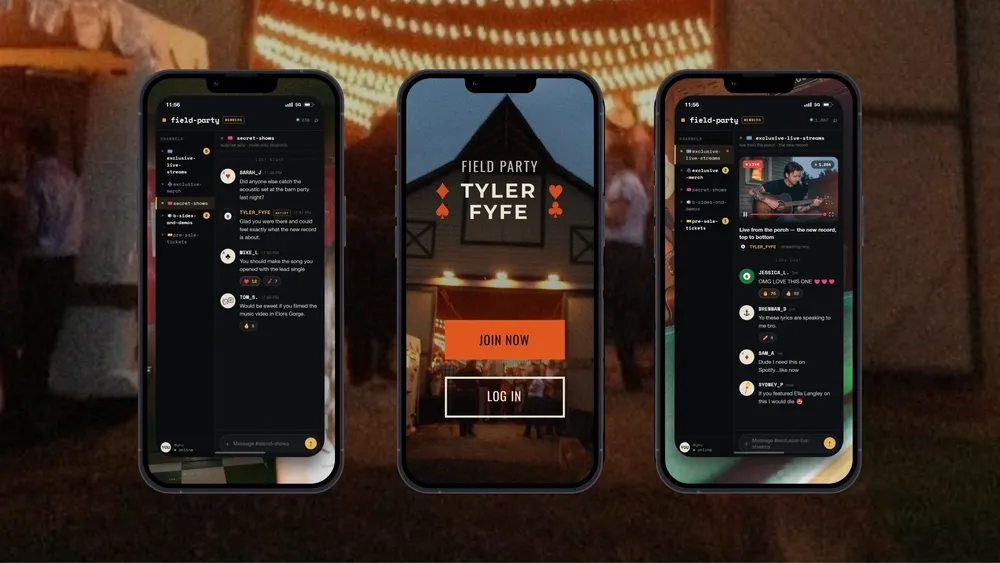 The Field Party community — app, perks, and members