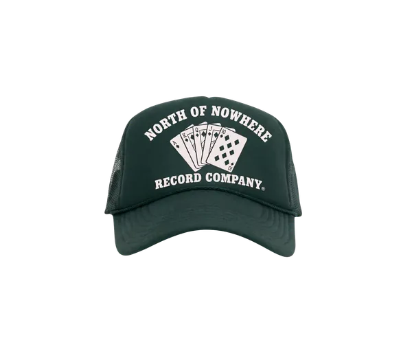 Playing Cards Trucker Cap — Green
