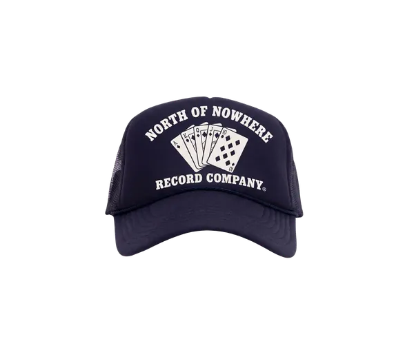 Playing Cards Trucker Cap — Navy