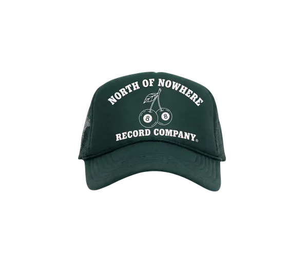 Eight-Ball Cherries Trucker Cap — Green