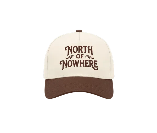 North of Nowhere 5-Panel Cap — Brown