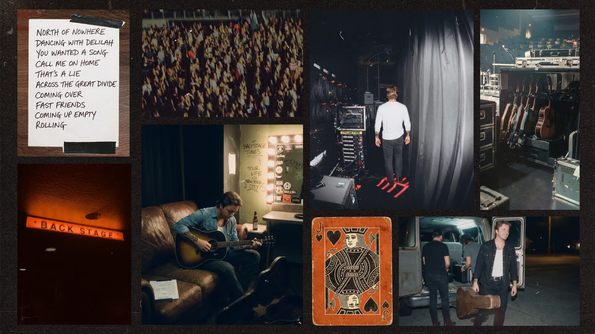 Tyler Fyfe on tour — crowds, backstage, gear, and the road