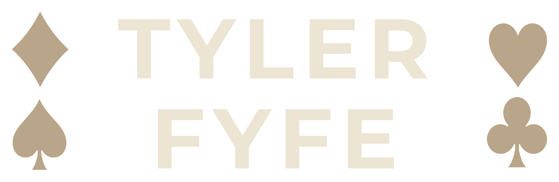 Tyler Fyfe logo — Simplified — Gold / Cream